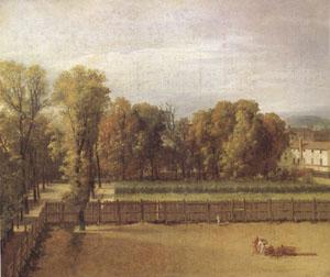 Jacques-Louis  David View of the Garden of the Luxembourg Palace (mk05)